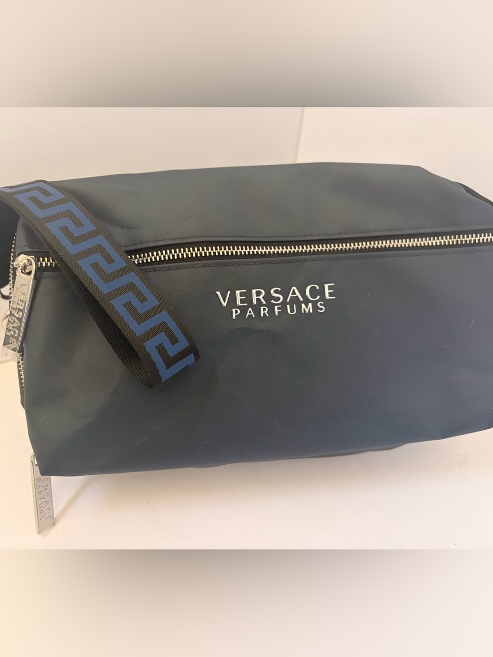 Versace Parfums Men's Navy Toiletry Pouch